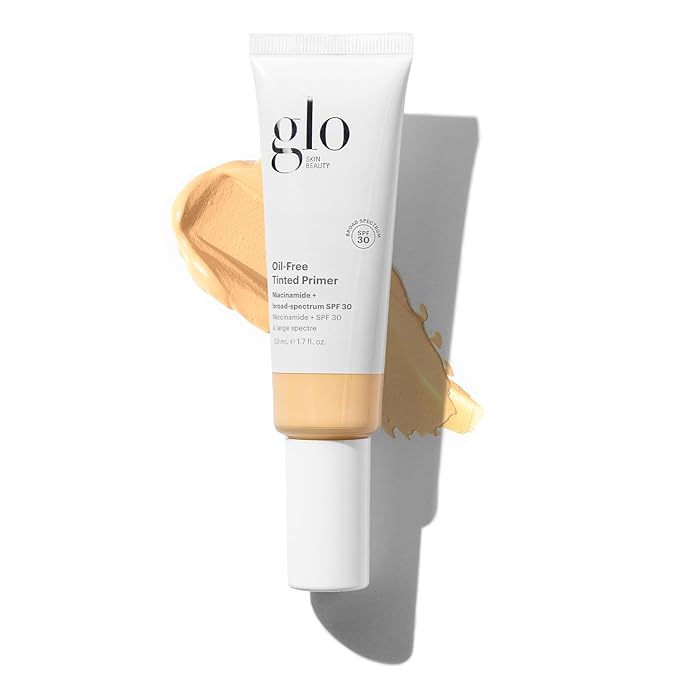 Glo Skin Beauty Oil-Free Tinted Primer SPF 30, (Light Medium), 1.7 oz - Mineral Makeup for Face, 4-in-1 Foundation Primer, Sheer Coverage, Skincare & Sunscreen With Broad Spectrum UVA/UVB Protection-VivaGrace Women