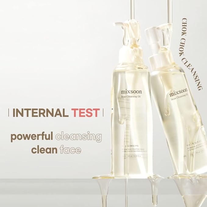 mixsoon Bean Cleansing Oil 6.59 fl oz / 195ml Lightweight Oil Cleanser Make up Remover for daily skin care routine Korean Glass Skin Care-VivaGrace Women