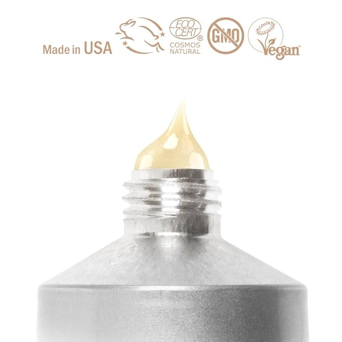 Hurraw! Balmtoo Squeezable Balm, Sandalwood Fir: Thick, ultra-moisturizing. Anywhere application. Body, face, lips, neck, fingers, toes. 1 tube = 7 sticks of lip balm. Natural, Organic. Made in USA-VivaGrace Women