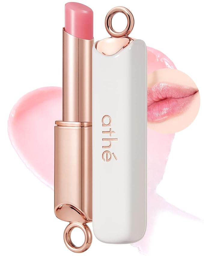 ATHÉ Authentic Lip Balm 01 AUTHENTIC (Tinted), Lightweight Wear & Plumping Lips without Stickiness, Moisturizing & Nourishing Plant-Based Vegan Chapstick for Dry, Petrolatum Free, Cruelty-Free-VivaGrace Women