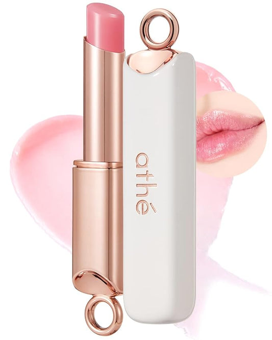 ATHÉ Authentic Lip Balm 01 AUTHENTIC (Tinted), Lightweight Wear & Plumping Lips without Stickiness, Moisturizing & Nourishing Plant-Based Vegan Chapstick for Dry, Petrolatum Free, Cruelty-Free-VivaGrace Women