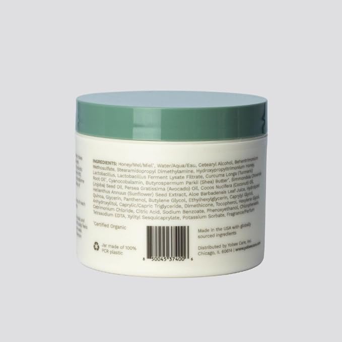 Yobee Restorative Scalp Mask - Dry Scalp Treatment Hair Mask - Probiotic Extracts, Organic Honey, Turmeric, Vitamin B12 - Natural Dry, Itchy, Sensitive Scalp and Dandruff Relief - for Adults, 4 fl oz-VivaGrace Women