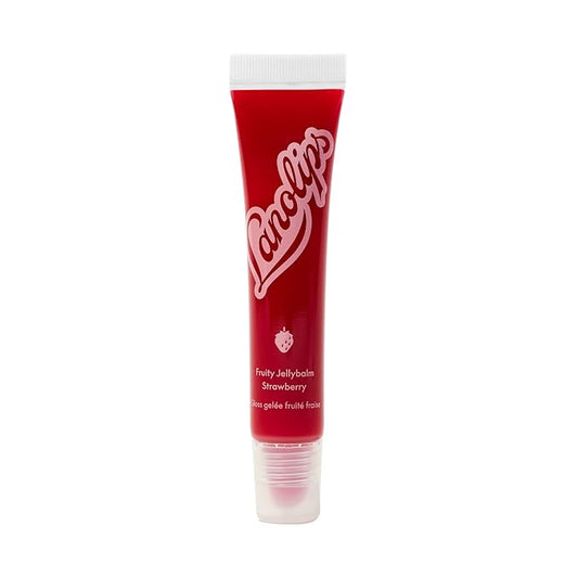 Lanolips Fruity Jellybalm, Strawberry - Tinted Lip Balm to Deepen, Brighten & Enhance - Moisturizing Lanolin Lip Balm & Lip Gloss for Everyday Lip Care (10g / 0.35oz)-VivaGrace Women