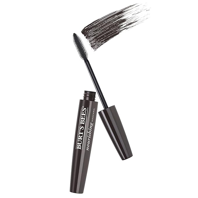 Burt’s Bees 100% Natural Nourishing Mascara, Black Brown - 0.4 Ounce