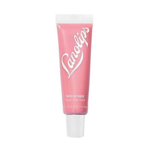 Lanolips Tinted Balm, Rose - Moisturizing Lip Tint with Lanolin and Gloss for Shiny, Hydrated Lips - Hydrating Lip Balm for Dry Lips (12.5g / 0.44oz)-VivaGrace Women