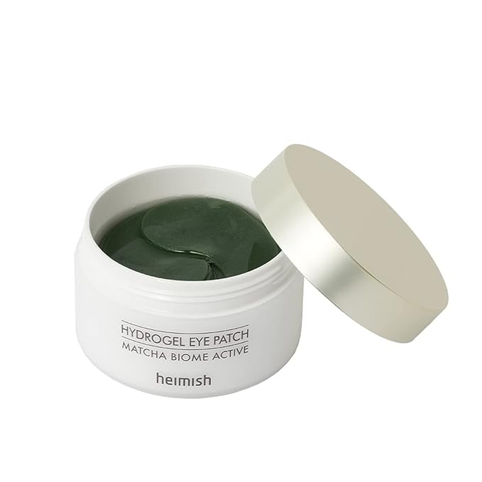 HEIMISH Matcha Biome Hydrogel Eye Patch (60ea) | Eye Patch for Swollen Eyes and Wrinkles | Matcha, flawless skin, Calming, for Swollen Eyes, Antioxidant, Soothing, Vitamins, Kbeauty-VivaGrace Women