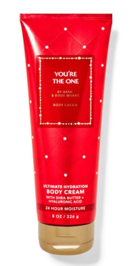 White Barn - Bath and Body Works - Gift Set 2 Piece Bundle - with Gift Bag HELLO GORGEOUS (You're The One)-VivaGrace Women