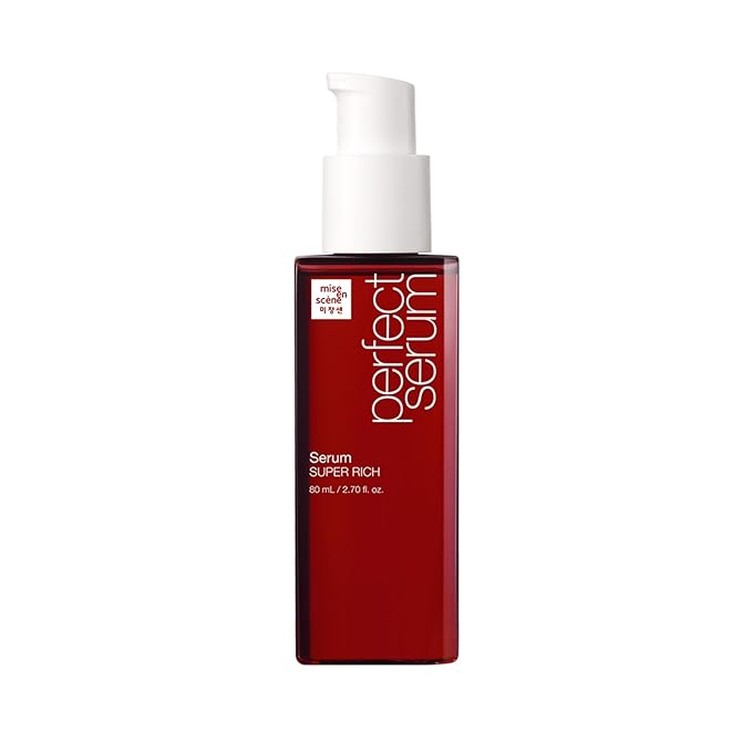 Mise En Scene Perfect Super Rich Serum with Argan Oils - Hair Essence for High Nutrition Intensive Care, Korean Hair Oil, 2.70 fl. Oz-VivaGrace Women