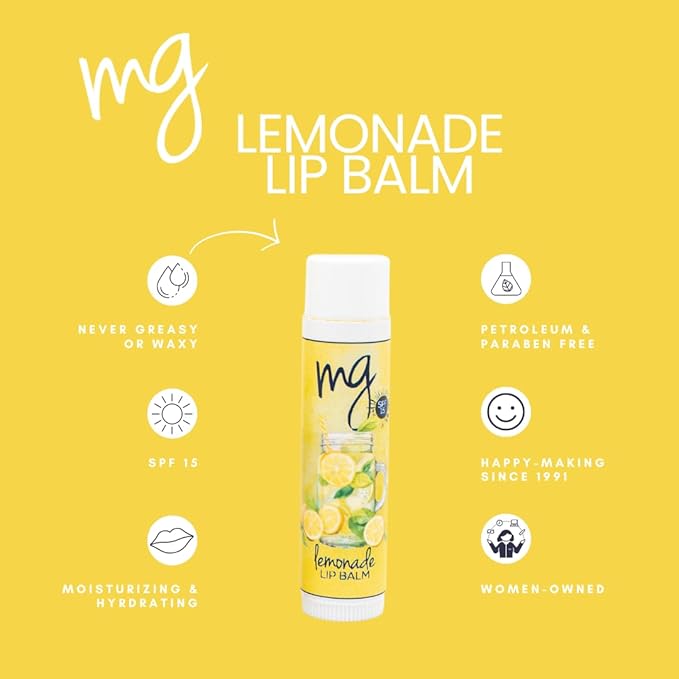 Mad Gab's MG Signature Lemonade Balms with SPF 15 (Pack of 3)-VivaGrace Women