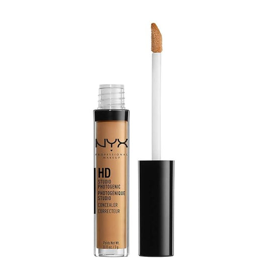 NYX PROFESSIONAL MAKEUP HD Studio Photogenic Concealer Wand, Medium Coverage - Deep Golden-VivaGrace Women