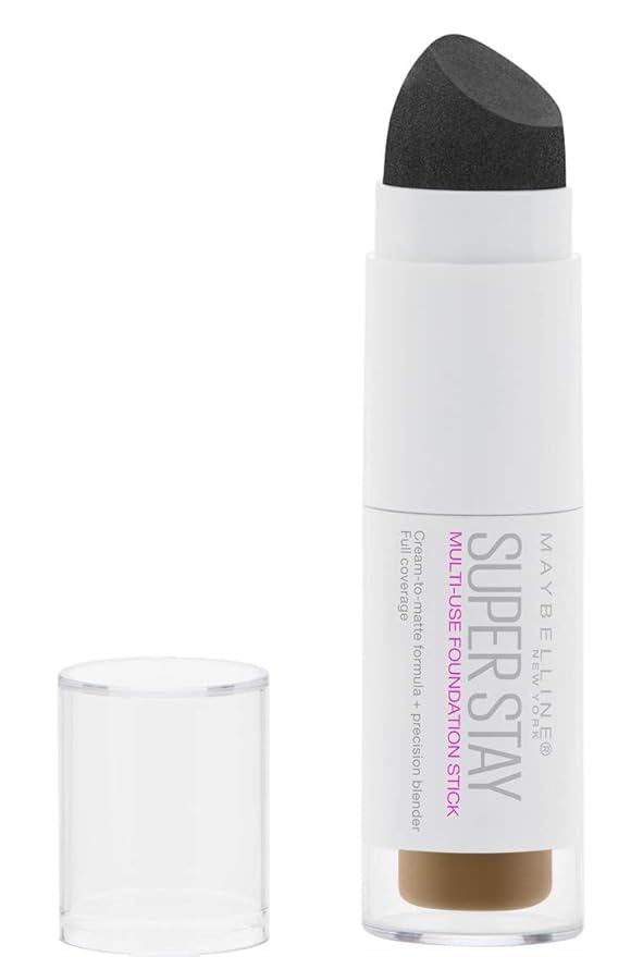 Maybelline New York Super Stay Foundation Stick for Normal To Oily Skin, Warm Coconut, 0.25 Ounce-VivaGrace Women