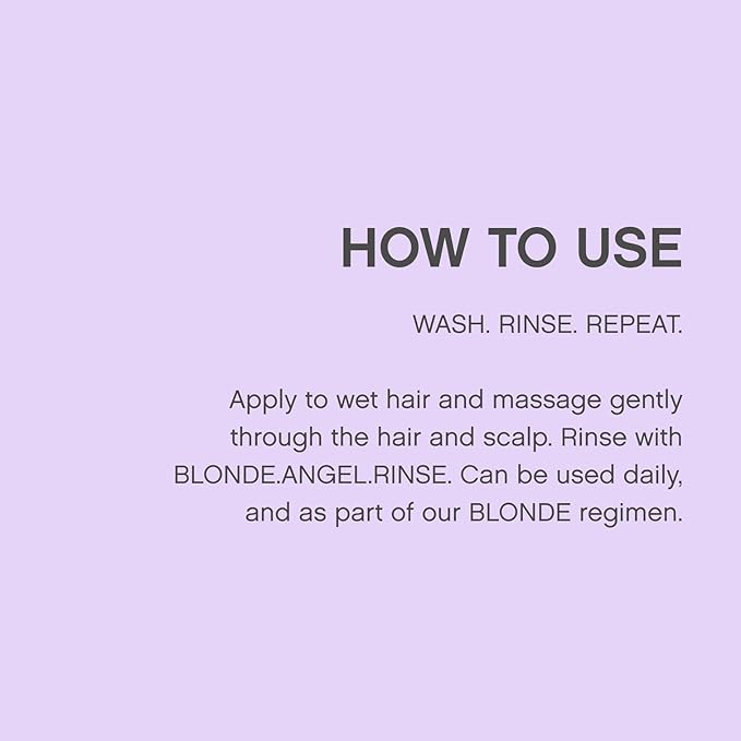 KEVIN.MURPHY BLONDE.ANGEL.WASH - Blonde Shampoo - Purple Shampoo for Blonde & Grey Hair - Colour Enhancement Hair Care - Colour Safe - Paraben & Sulphate Free - 250 mL /8.4 fl oz-VivaGrace Women