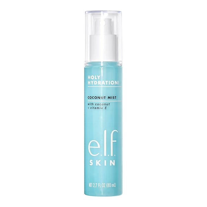 e.l.f. SKIN Holy Hydration! Hydrating Coconut Mist, Refreshes, Soothes & Invigorates Skin, Tropical Scent, 2.7 Fl Oz (Pack of 1)-VivaGrace Women