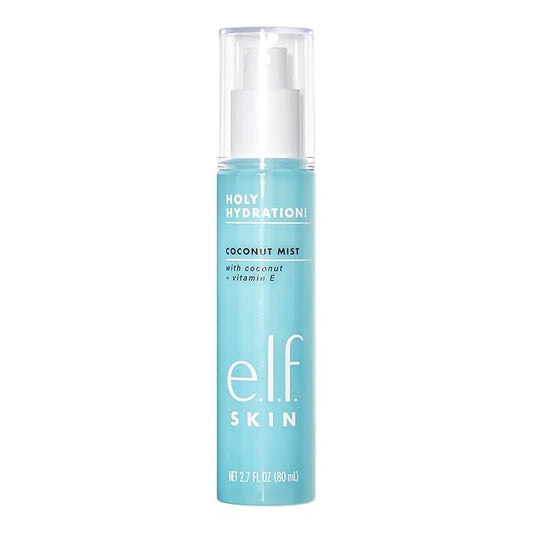 e.l.f. SKIN Holy Hydration! Hydrating Coconut Mist, Refreshes, Soothes & Invigorates Skin, Tropical Scent, 2.7 Fl Oz (Pack of 1)-VivaGrace Women
