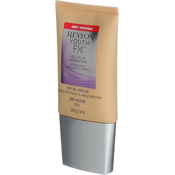 Revlon Youth Fx Fill + Blur Foundation, Nude, 1 Fluid Ounce-VivaGrace Women
