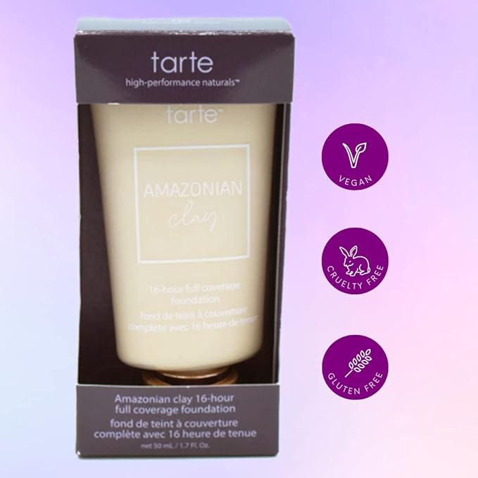 Tarte Cosmetics ian Clay 16-hour Full Coverage Foundation 16S Fair Light Sand-VivaGrace Women