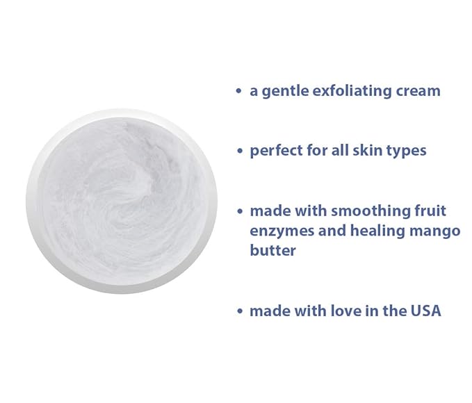 RAYA Enzyme Peeling Facial Cream (109) | Gentle, Exfoliating Treatment for Sensitive Skin | Cleanses, Polishes, and Improves Complexion-VivaGrace Women