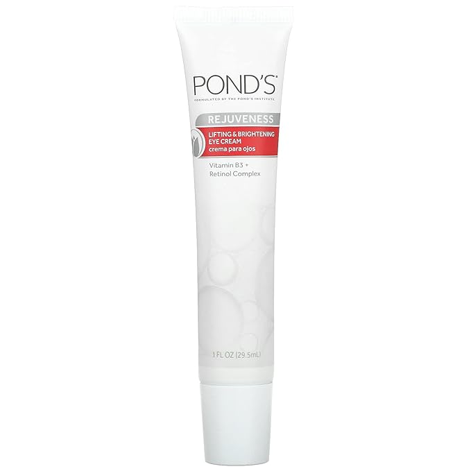 Pond's Rejuveness, Lifting & Brightening Eye Cream, Fragrance Free, 1 fl oz (29.5 ml)-VivaGrace Women