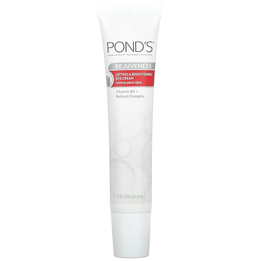 Pond's Rejuveness, Lifting & Brightening Eye Cream, Fragrance Free, 1 fl oz (29.5 ml)-VivaGrace Women