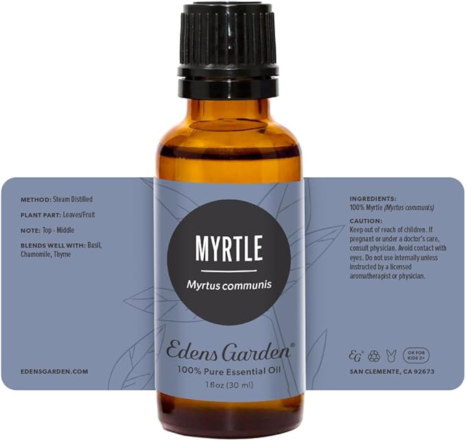 Edens Garden Myrtle Essential Oil- 100% Pure Premium Grade, Undiluted, Natural, Therapeutic, Aromatherapy, The Best for Diffuser, Candle, Humidifiers, Kid Safe 30 ml (1 fl oz)-VivaGrace Women