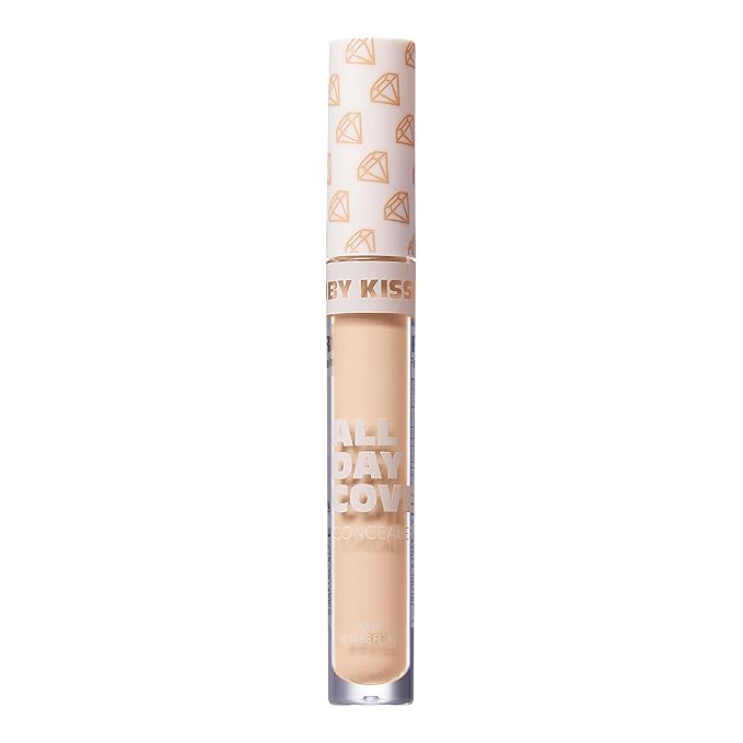 Ruby Kisses All Day Concealer Lightweight Full Coverage Multi-Use Concealer 0.13 Fl Oz (Fair Porcelain)-VivaGrace Women