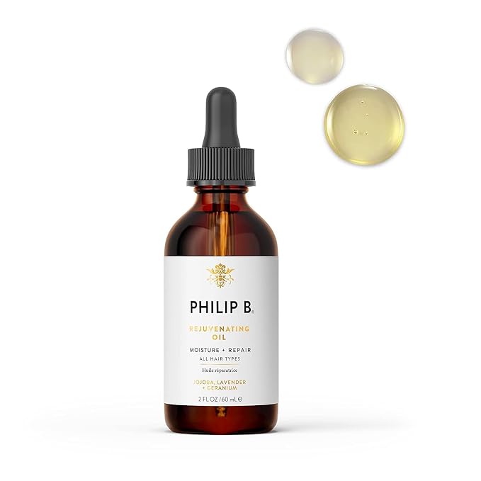 PHILIP B Rejuvenating Oil 2 oz. (60 ml) | Long-Term Hair Repair, Youthful Bounce, Strength and Shine-VivaGrace Women