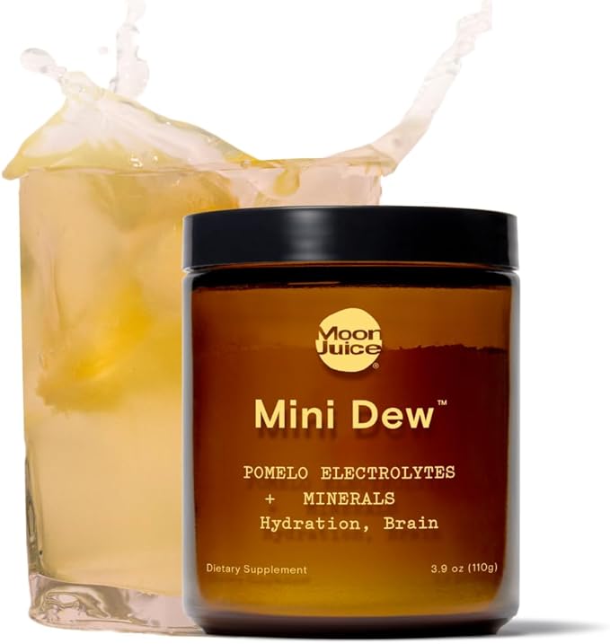 Moon Juice - Mini Dew Electrolytes Powder - Pomelo Grapefruit (30 Servings) - 2in1 Electrolytes & Minerals - Hydration Powder - Magnesium, Calcium, Potassium & Pink Salt - Sugar Free, Vegan, Non GMO-VivaGrace Women
