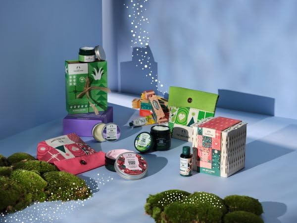 The Body Shop Hug & Squeeze Hand Balm Body Care Holiday Gift Set, Vegan, 5-Piece Set-VivaGrace Women