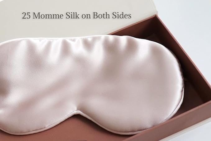 Silk Eye Mask for Sleeping (Rose Water)-VivaGrace Women