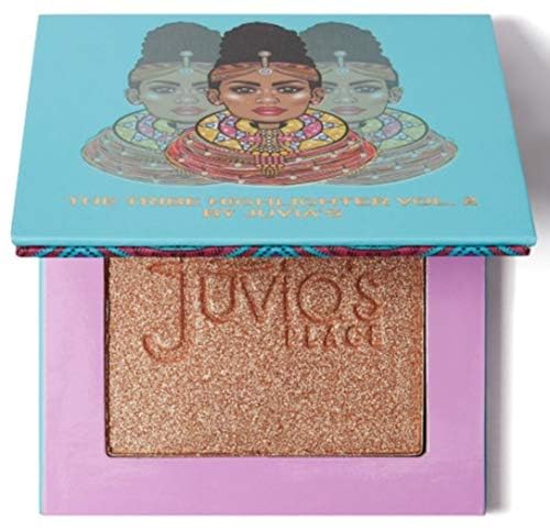 Juvia's Place Highlighter Tribe Glow Vol.2 - Highlighter Powder, Baked Highlighter, Shimmer Highlighter Makeup, Long-Wearing & Illuminating Cheek Highlighter - Suitable for Medium Skin Tones-VivaGrace Women