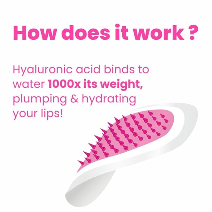 One Minute Lip Plumper Patch - Instant Lip Hydration Patch with Hyaluronic Acid & Collagen Microvector from Tarel Laboratory-VivaGrace Women