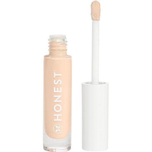 Honest Beauty Fresh Flex Concealer with Niacinamide + Vitamin E + Hyaluronic Acid | Vegan + Cruelty free | Ivory, 0.17 fl oz-VivaGrace Women