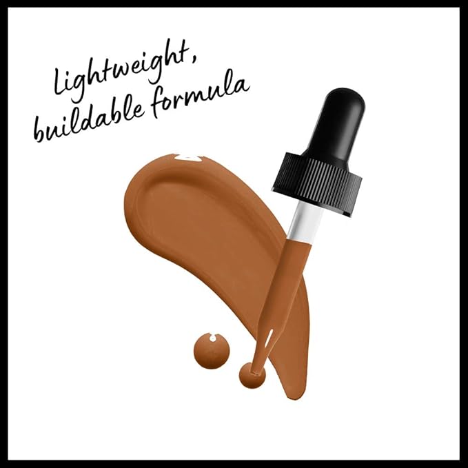 NYX PROFESSIONAL MAKEUP Total Control Pro Drop Foundation, Skin-True Buildable Coverage - Almond-VivaGrace Women