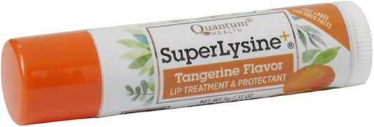 Quantum Health Super Lysine+ Coldstick, Tangerine Flavored - Soothes, Moisturizes, Protects Lips, Herbal Lip Balm, Spf 21, 5 Gm-VivaGrace Women