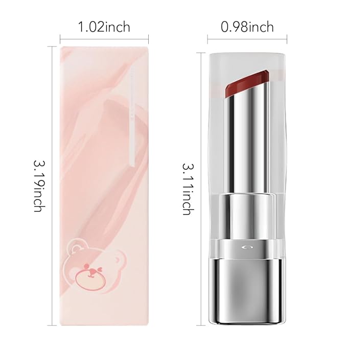 1Pcs Tinted Lip Balm Moisturizing Lipstick – Warm Orange Brown Sheer Hydrating Lip Color for Dry Lips – Nourishing Lip Balm for All Women with a Subtle Natural Scent (S03 Autumn)-VivaGrace Women