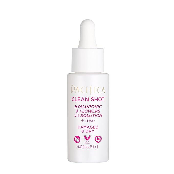 Pacifica Clean Shot Hyaluronic and Flowers 5 Percent Solution Unisex 0.8 oz-VivaGrace Women