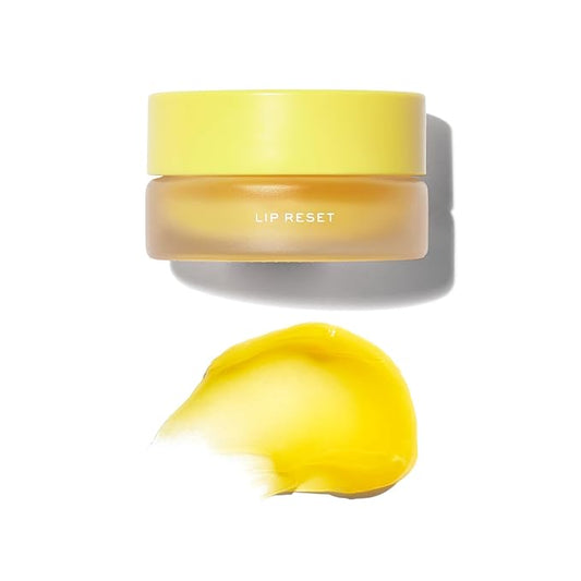 MAKE Beauty Lip Reset Overnight Lip Mask. Nourishing, Hydrating Lip Treatment for Dry, Flaky Lips. Plumps, Softens, and Smooths. Solar Citron Flavor-VivaGrace Women
