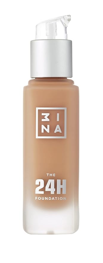 3INA The 24H Foundation 618-24H Long-Wearing Formula - Medium To High Buildable Coverage - Smooth Matte Finish - Expanded Shade Selection - Waterproof, Cruelty Free, Vegan Makeup - 1.01 Oz-VivaGrace Women