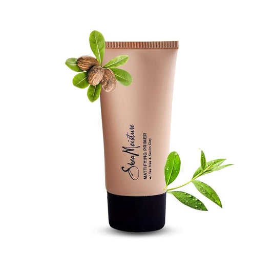 SheaMoisture Mattifying Primer - Matte Face Primer Hydrates and Balances Skin - Made with Organic Shea Butter, Tea Tree and Kaolin Clay (Good for oily, acne prone or sensitive skin) 1 Pack (1.7oz)-VivaGrace Women
