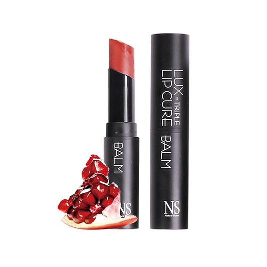 NATURAL SHINE Lux Triple Lip CURE Balm MUSE (Rose Coral), Tar Free, 100% Natural Ingredients, Deep Nourishing Nighttime Lip Treatment Care for Dry and Cracked Lips (0.17oz)-VivaGrace Women