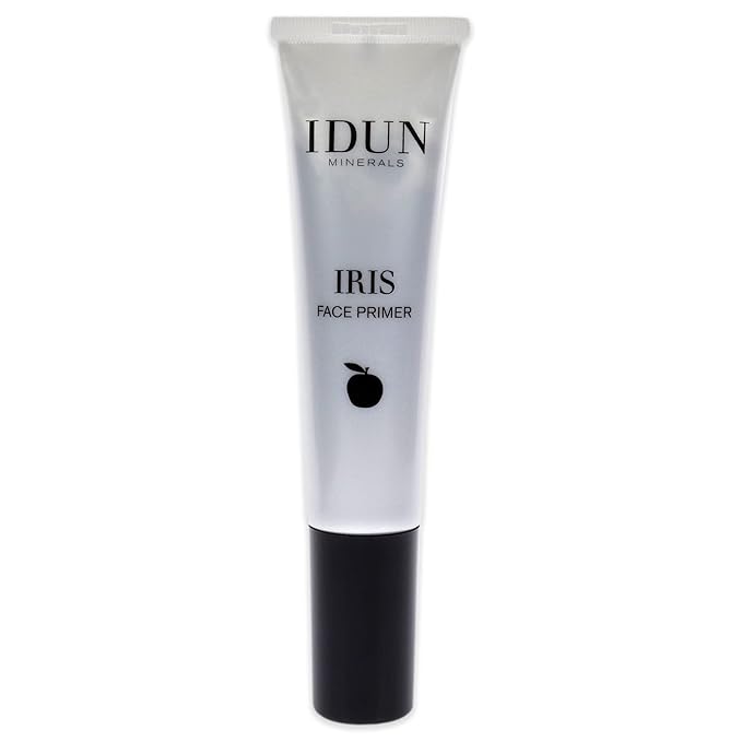 Liquid Face Primer, Iris - Creates Even Base, Helps Make-up Stay On - Silky Finish - 100% Vegan, Activated Charcoal, Safe for Sensitive Skin - Grey, 0.87 oz-VivaGrace Women