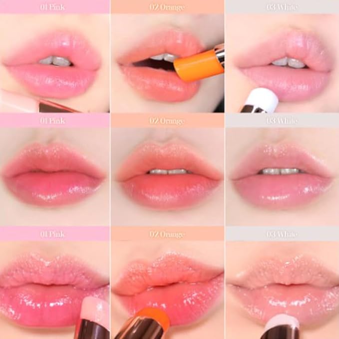 Sparkle Cute Lip Balm, Color Changing, Moisturizing, Shimmery Finish, #03 Swan Lake-VivaGrace Women