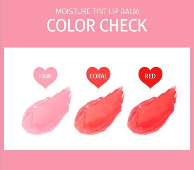 Moisture Tint Lip Balm-Vegetable oil, Shea butter, Avocado Oil-Long-lasting colors,Lip Repair,Dry Lip Treatment-Moisturizing Lip Care 0.12oz. (Coral)-VivaGrace Women