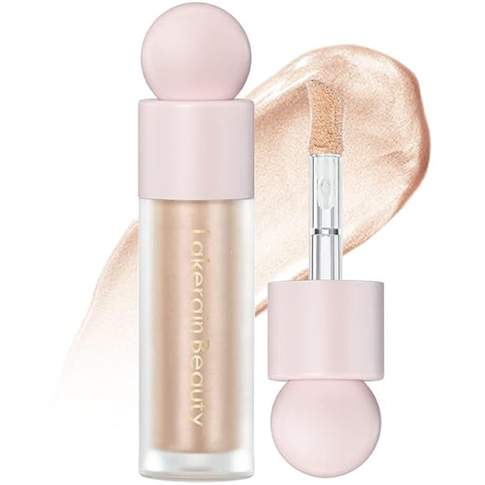 Erinde Liquid Highlighter Makeup, Face Highlighter Bronzer Makeup Stick, Natural Glossy Finish, Lightweight Blendable Silky Smooth Cream Face Illuminator Makeup, Cruelty-free, 02# STARLIGHT-VivaGrace Women