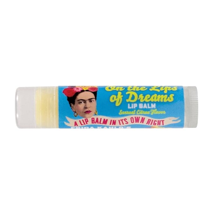 Frida Kahlo's On the Lips of Dreams Lip Balm Tube, Citrus Flavored - Cruelty-Free and Made in the USA from Natural and Imported Ingredients-VivaGrace Women