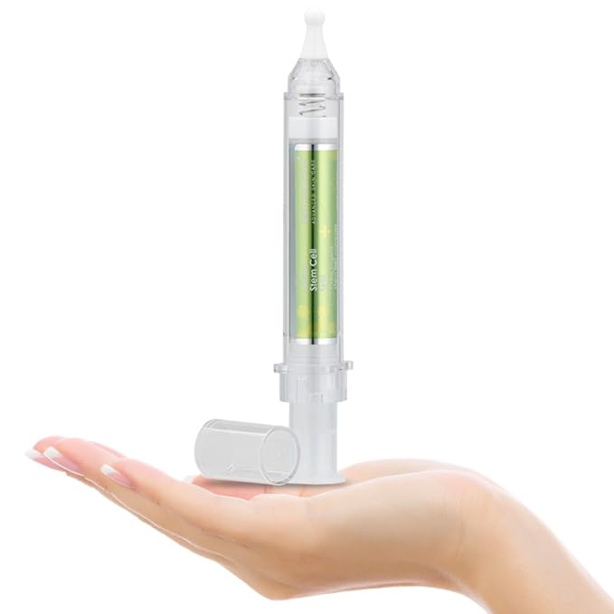 Citrus Stem Cell Gel for Face in Easy to Use targeted Syringe applicator | with Vitamin C, Retinol, Ceramides, Fruit Stem Cell Extract | May Help Hydrate, Firm and Brighten Skin | 0.4 oz / 12 g-VivaGrace Women