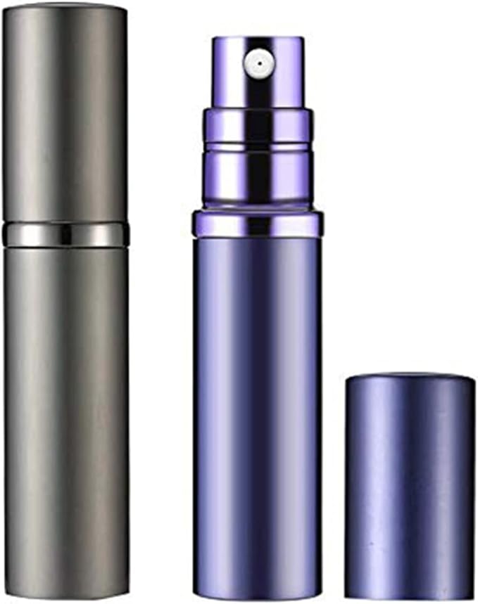 YEEJOK Travel Essentials for Women Men, Travel Perfume Bottles Refillable, Perfume Atomizer Spray Container, Mini Portable Easy Pump Refilled 5ml Bottle for Flying,Purse,Vaction Essentials-VivaGrace Women