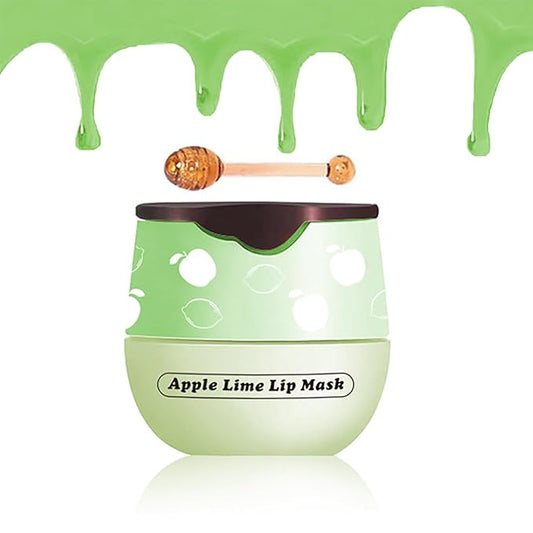 Apple Lime Lip Balm, Honey Strawberry Apple Watermelon Lip Mask, Vitamin E Lip Masks, Moisturizing Lip Sleeping Mask, Lip Balm With Stick, Lip Scrubs Exfoliator (Apple Lime）-VivaGrace Women