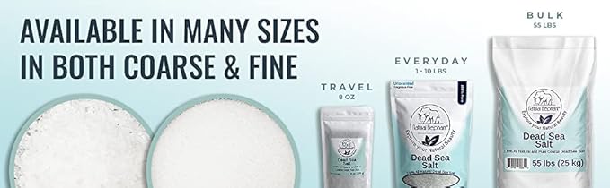 Natural Elephant Dead Sea Bath Salt |19 Pounds Bulk Bag | 100% Natural and Pure| Fine Grain | Perfect for Bathing and Soothing Soaks-VivaGrace Women