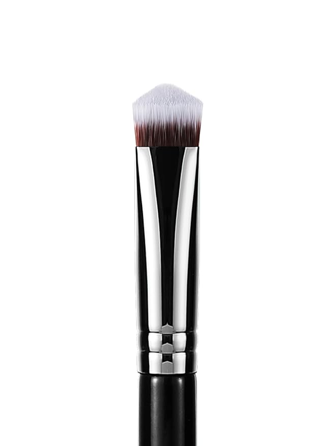 EIGSHOW Concealer Brush Under Eye, Small Triangle Brushes for Precise Coverage Dark Circles Blemishes Acne, Blending Cream and Liquid (F658)-VivaGrace Women